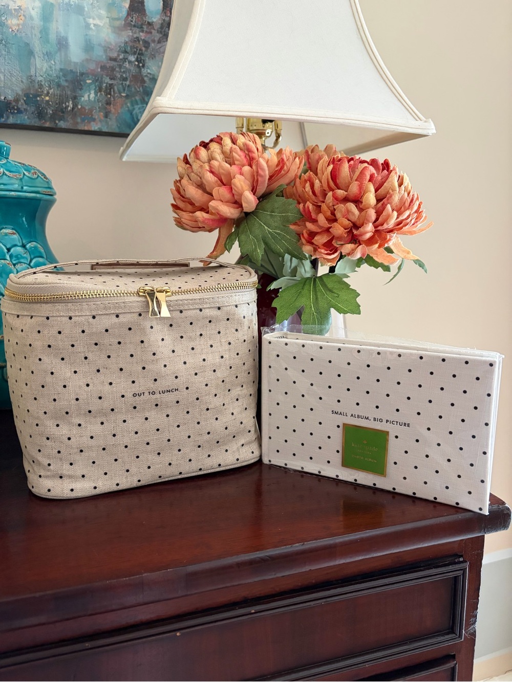 New kate spade bundle “small album,big picture” photo album and “out to lunch”